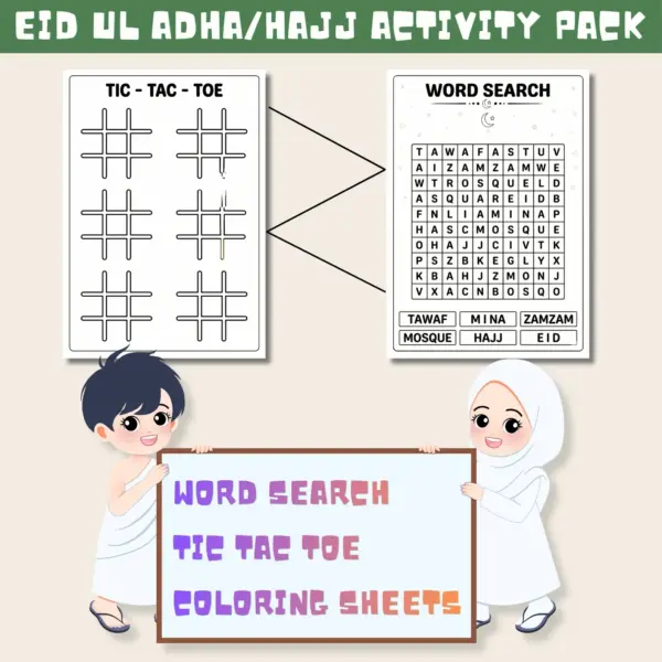 Kids' Eid & Hajj Activity Bundle - Image 4