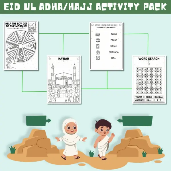 Kids' Eid & Hajj Activity Bundle - Image 2